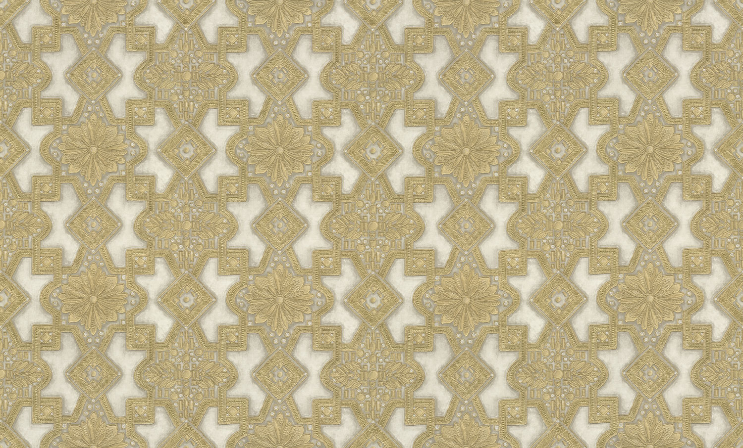 Luxusní zlato-krémová vliesová tapeta s ornamenty, 86006, Valentin Yudashkin 5, Emiliana Parati