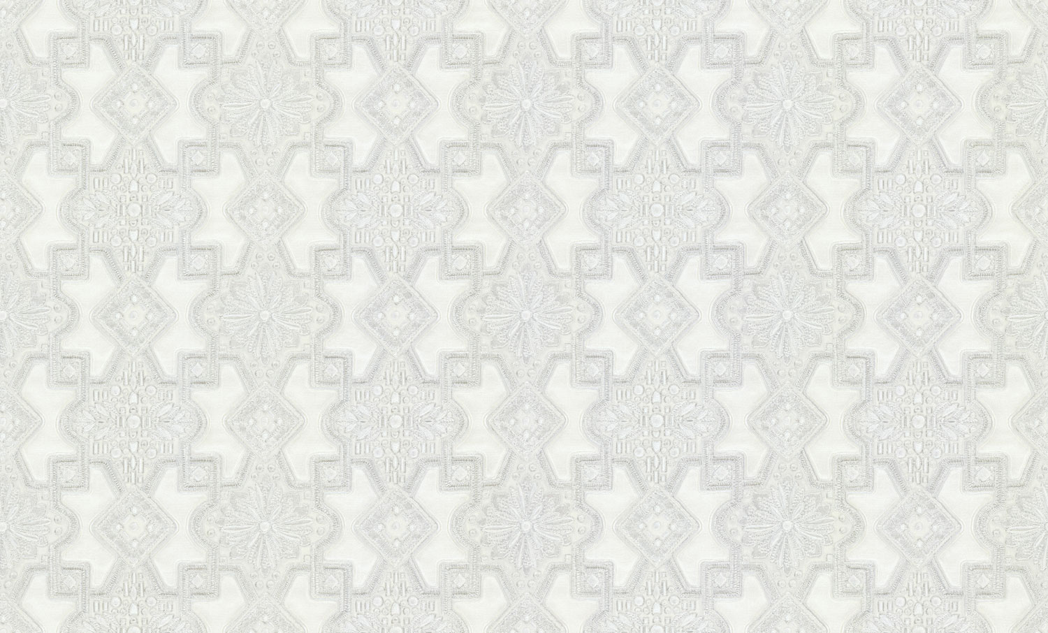 Luxusní bílo-stříbrná vliesová tapeta s ornamenty, 86009, Valentin Yudashkin 5, Emiliana Parati