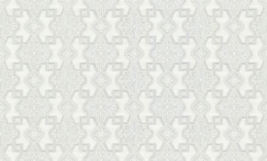 Luxusní bílo-stříbrná vliesová tapeta s ornamenty, 86009, Valentin Yudashkin 5, Emiliana Parati
