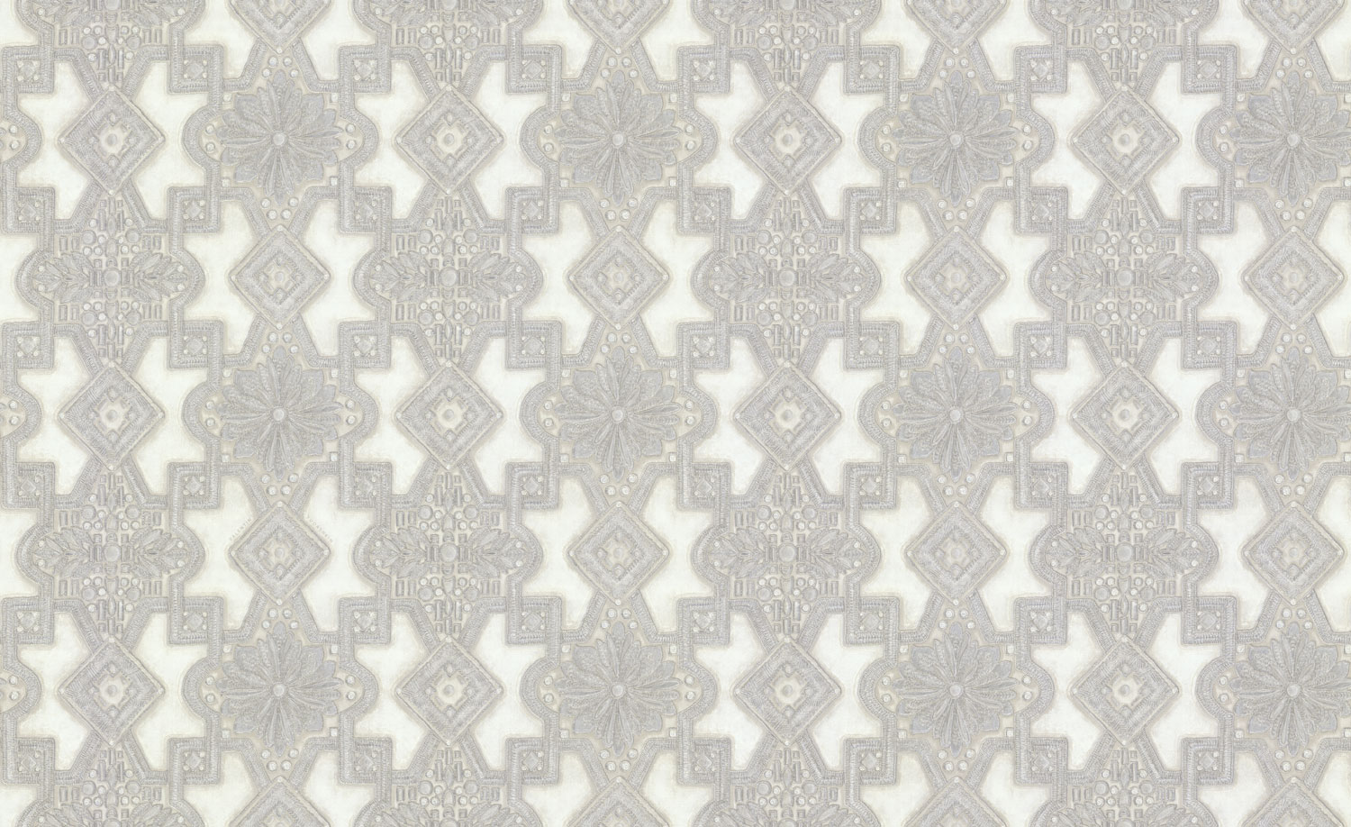 Luxusní béžovo-stříbrná vliesová tapeta s ornamenty, 86012, Valentin Yudashkin 5, Emiliana Parati