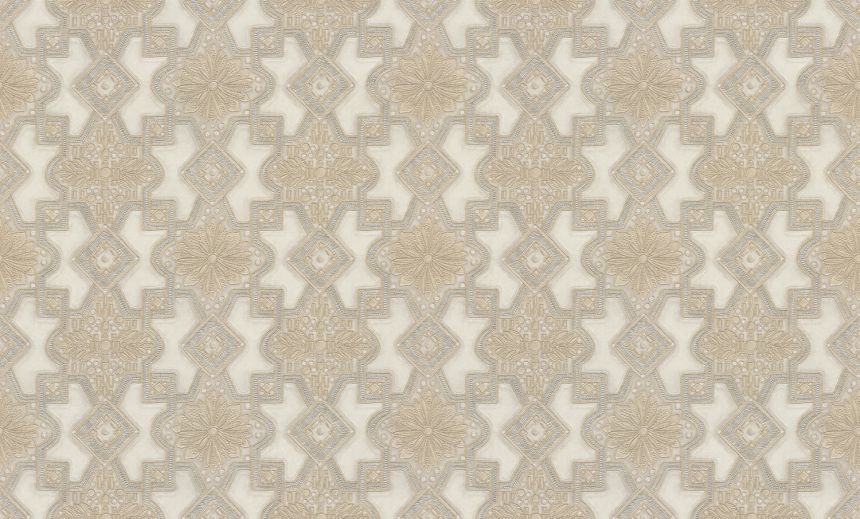 Luxusní béžovo-zlatá vliesová tapeta s ornamenty, 86013, Valentin Yudashkin 5, Emiliana Parati