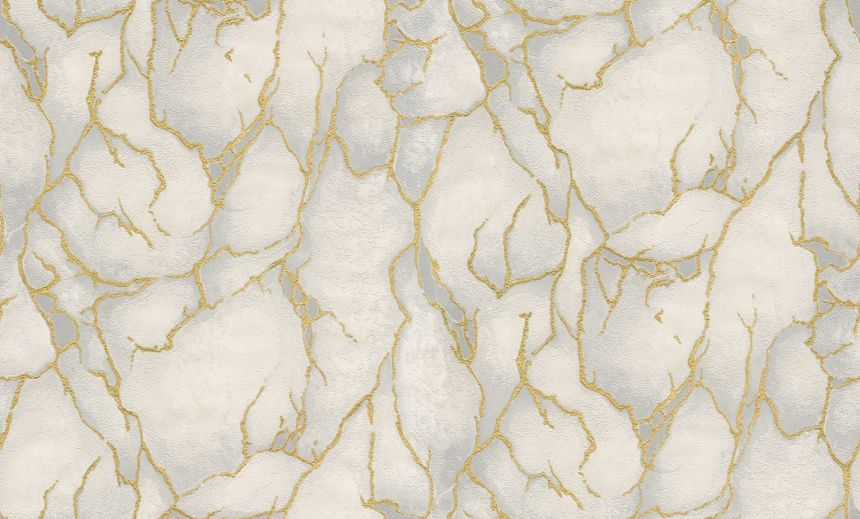 Luxusní šedo-zlatá vliesová tapeta, imitace kamene, 86033, Valentin Yudashkin 5, Emiliana Parati