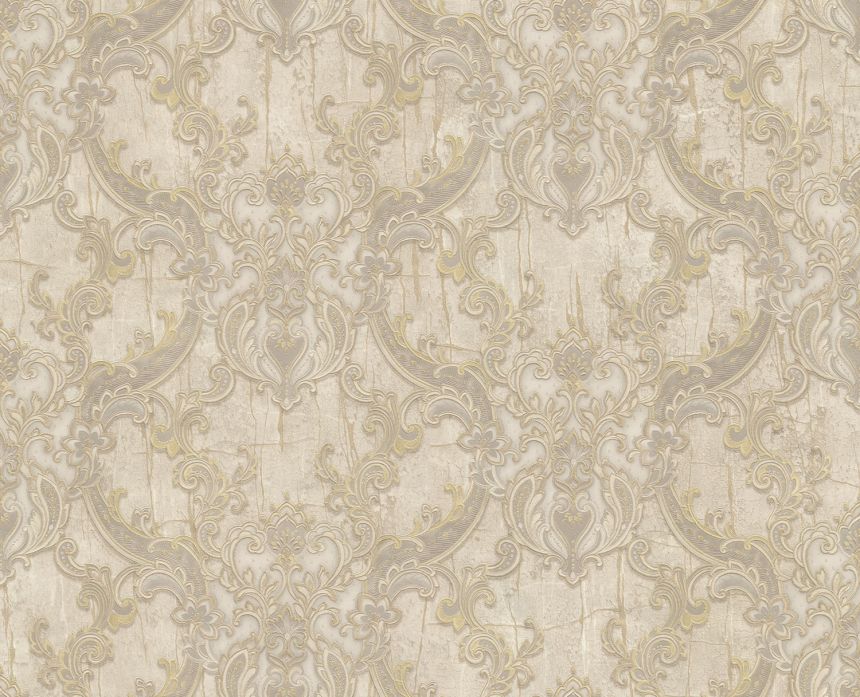 Luxusní béžovo-zlatá vliesová tapeta, zámecké ornamenty, 86067, Valentin Yudashkin 5, Emiliana Parati