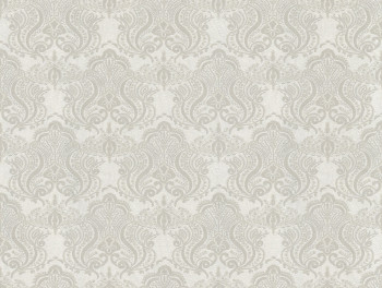 Luxusní stříbrná vliesová tapeta, zámecký ornamentální vzor, 86077, Valentin Yudashkin 5, Emiliana Parati