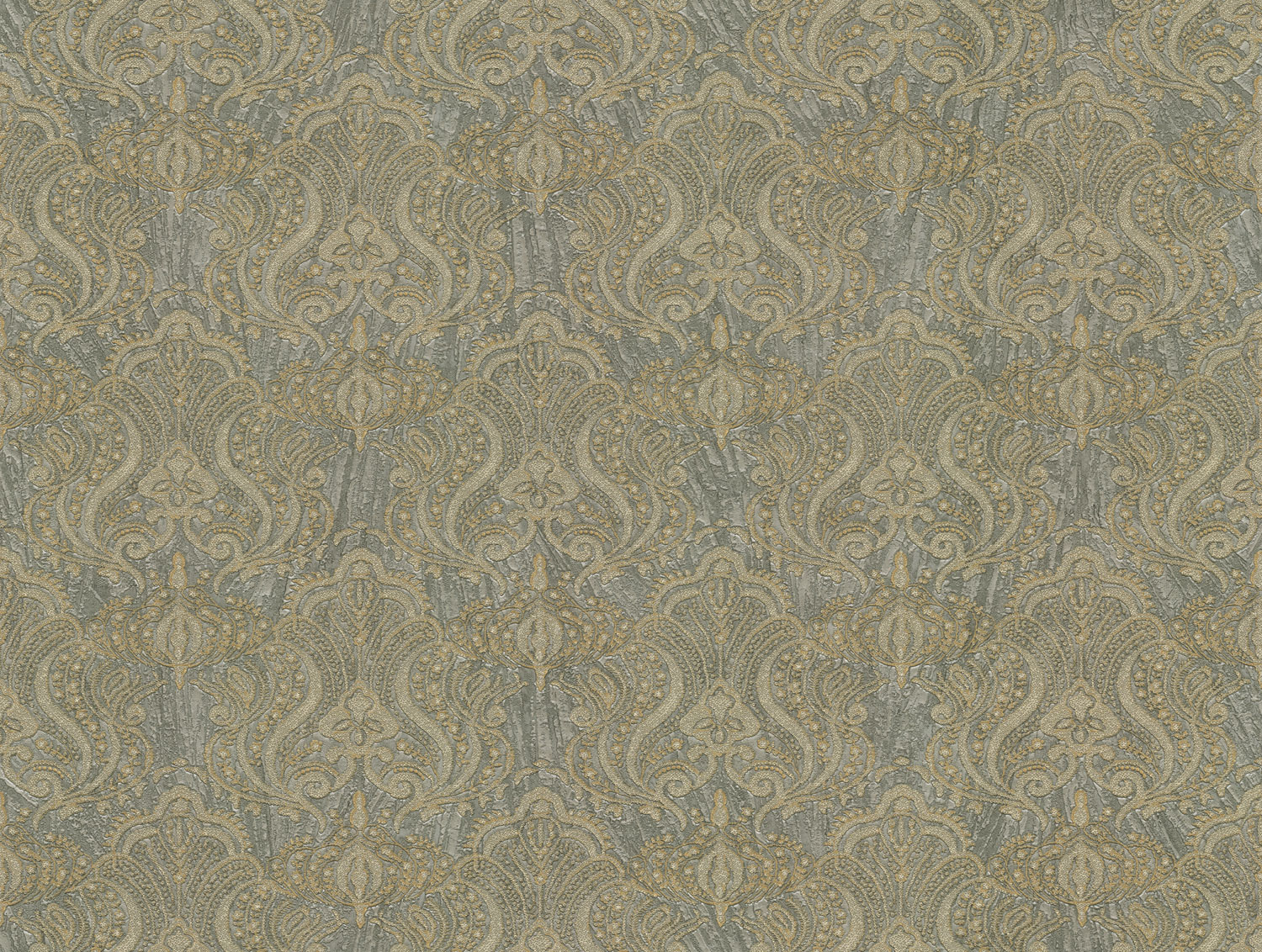 Luxusní šedivo-zlatá vliesová tapeta, zámecký ornamentální vzor, 86078, Valentin Yudashkin 5, Emiliana Parati