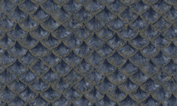 Luxusní modro-zlatá vliesová tapeta s geometrickým vzorem, 86096, Valentin Yudashkin 5, Emiliana Parati