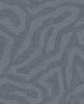 Modrá vliesová tapeta s vlnami,  324005, Embrace, Eijffinger