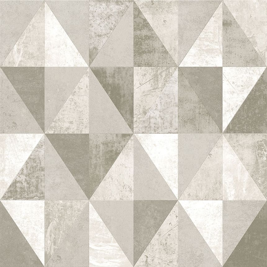 Luxusní geometrická vliesová tapeta EE22567, Concrete Squares, Essentials, Decoprint