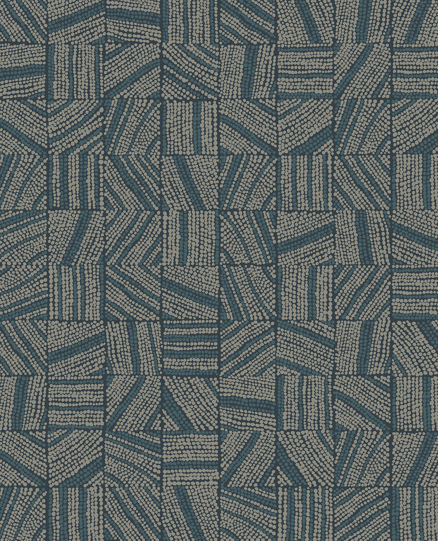 Modrá vliesová tapeta na zeď, mozaika, 324033, Embrace, Eijffinger