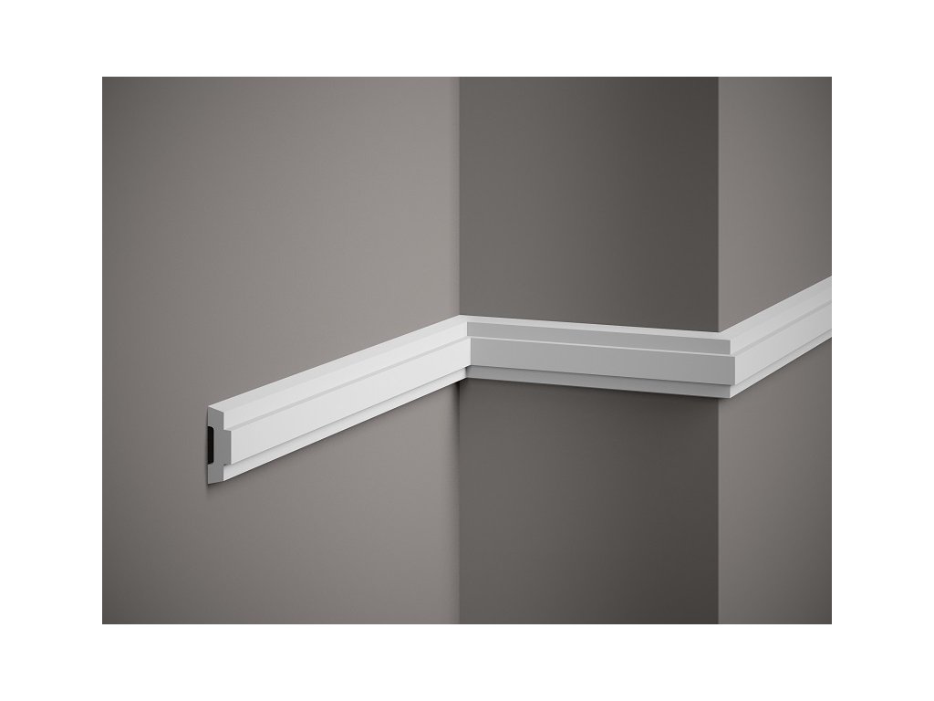 Nástěnná lišta MD317,  200x1,5x4,5cm, Mardom