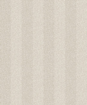 Šedo-béžová vliesová tapeta na zeď, imitace tvídové pruhované látky, ILA604, Aquila, Khroma by Masureel
