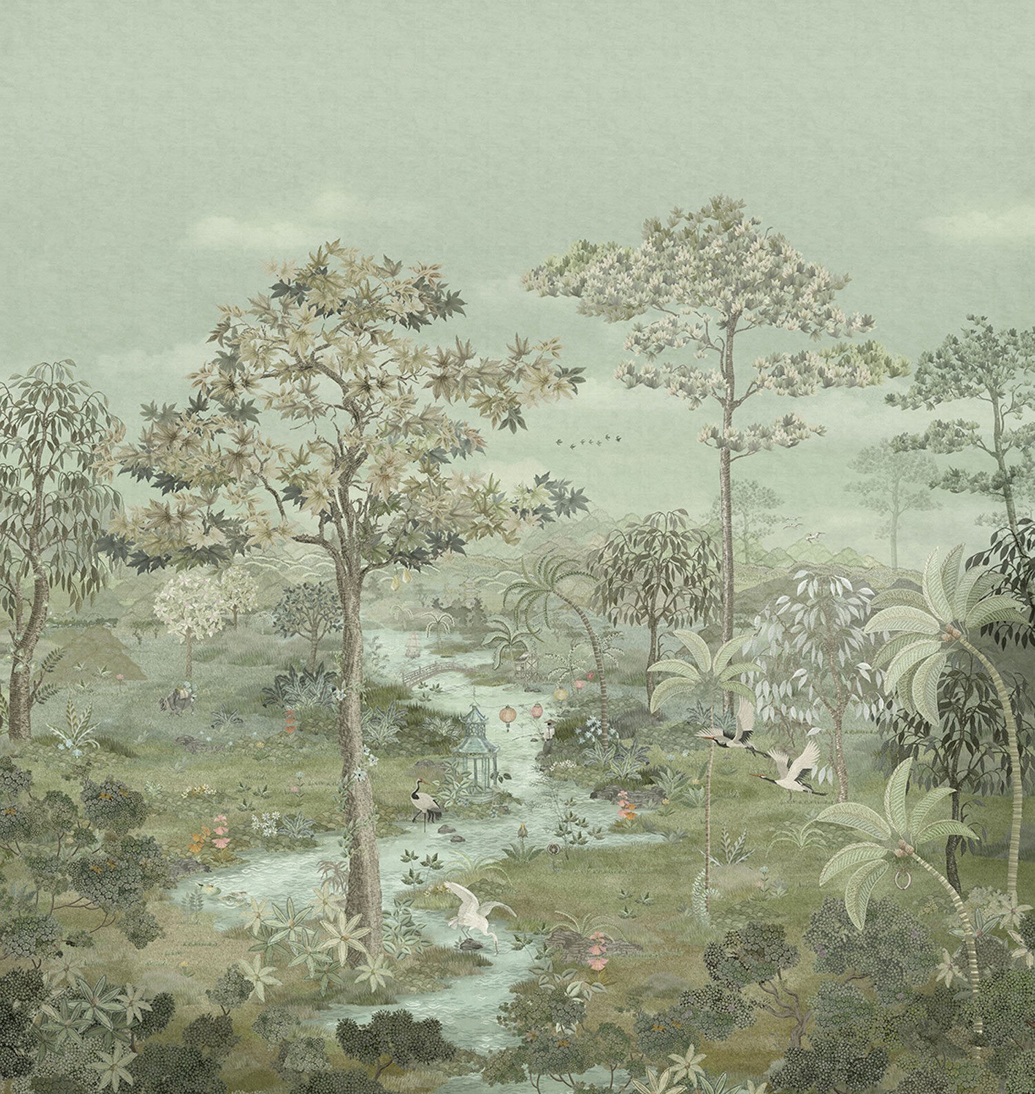 Vliesová obrazová tapeta na zeď, romantická krajina, 333160  Pip Studio 6, Eijffinger