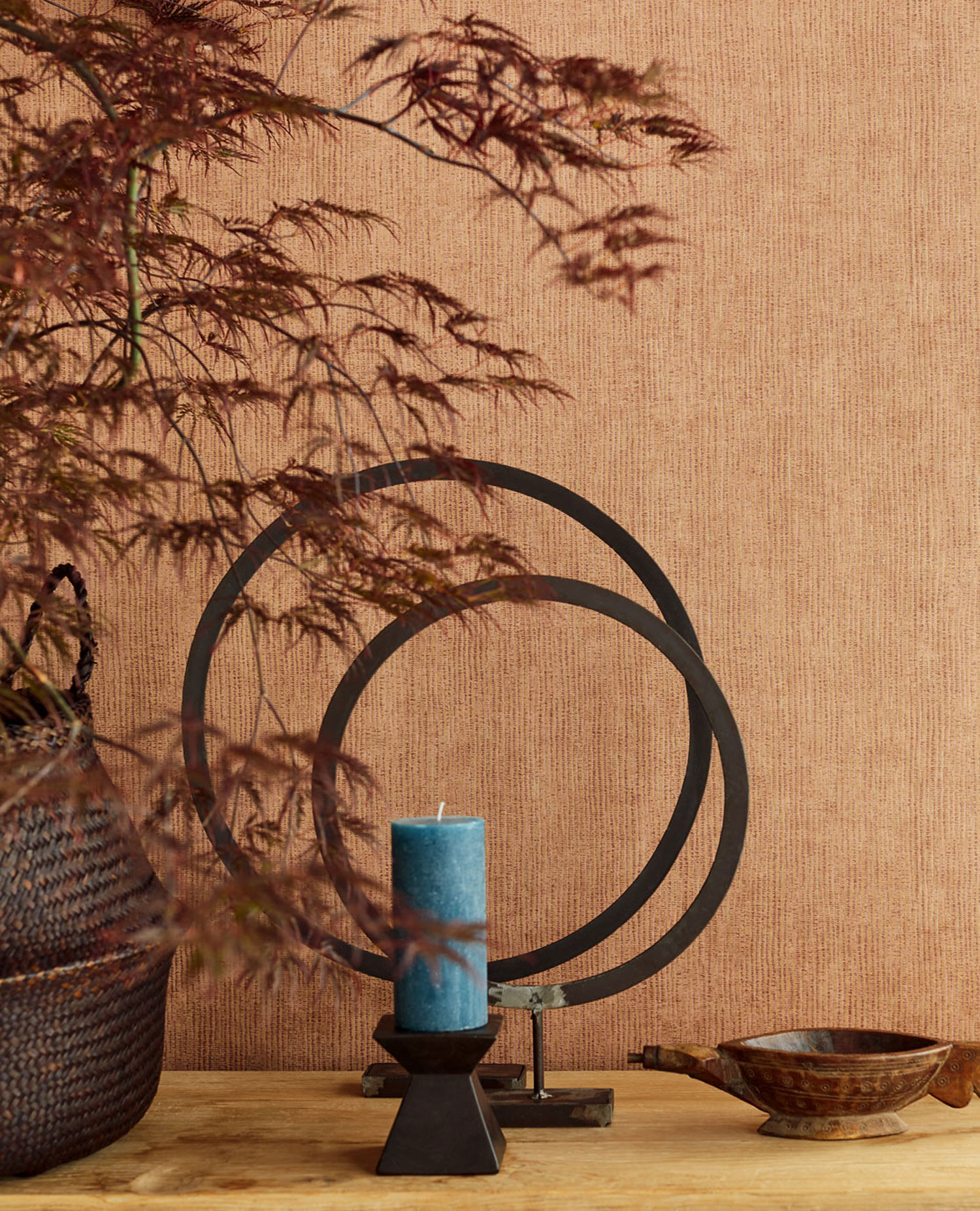 Růžovo-hnědá vliesová tapeta na zeď, 333207, Unify, Eijffinger