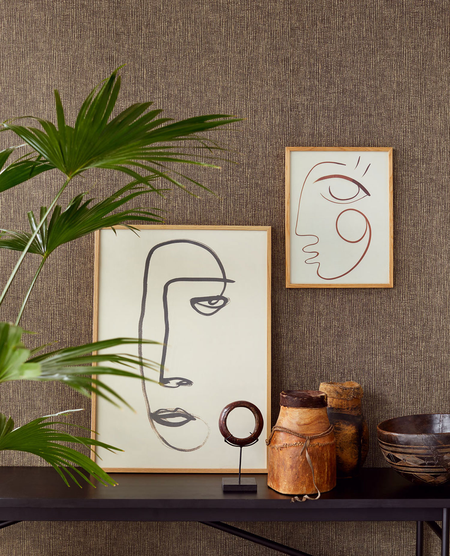 Hnědá vliesová tapeta na zeď, 333208, Unify, Eijffinger