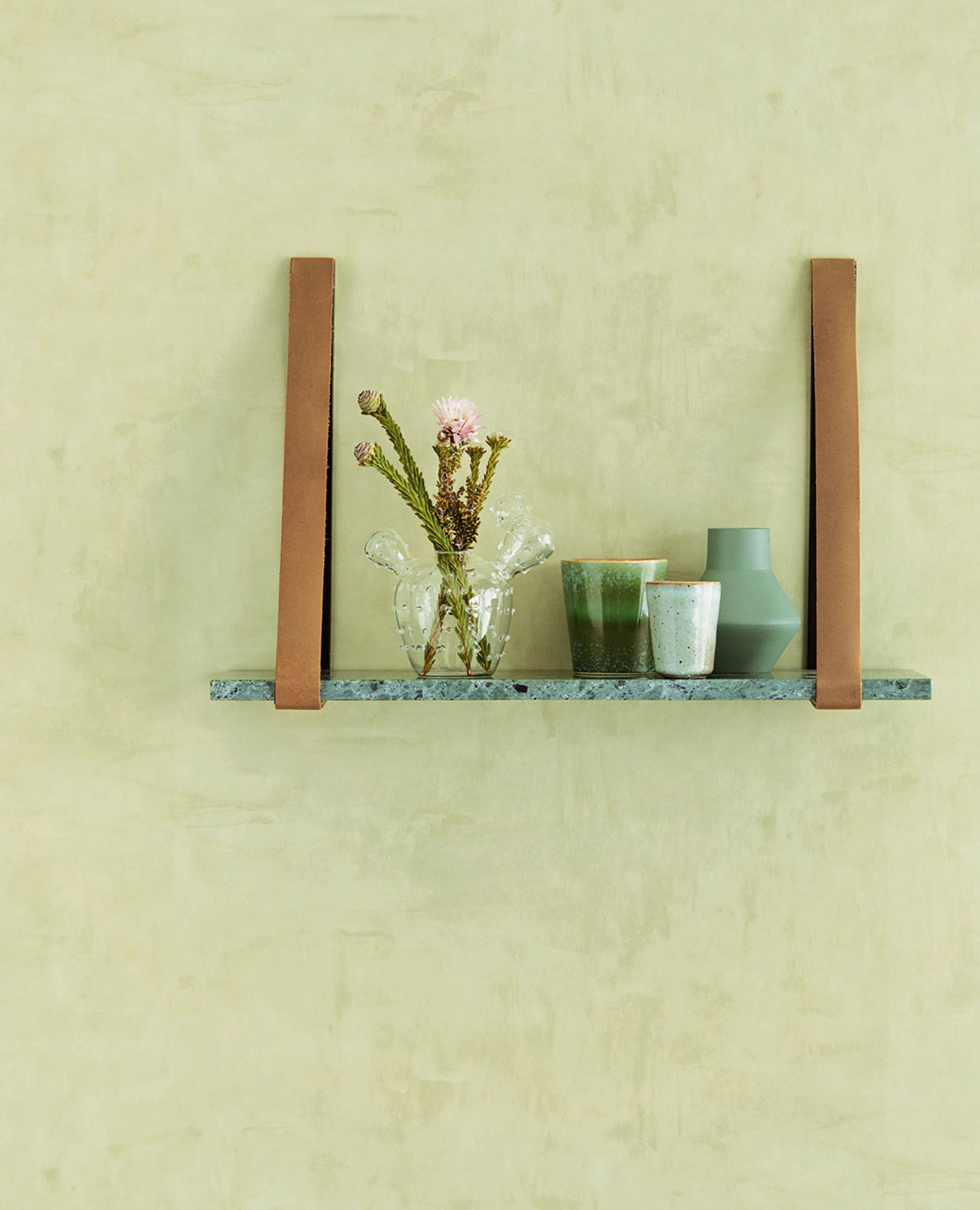 Zelená vliesová tapeta na zeď, štuková omítka, 333220, Unify, Eijffinger