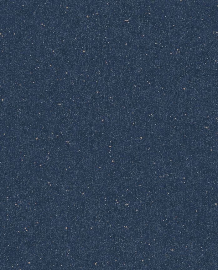 Modrá vliesová tapeta na zed, zlaté puntíky, 333226, Unify, Eijffinger