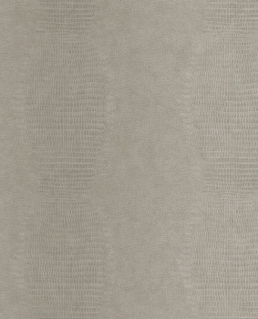 Šedo-béžová vliesová tapeta na zeď, imitace kůže, 333235, Unify, Eijffinger