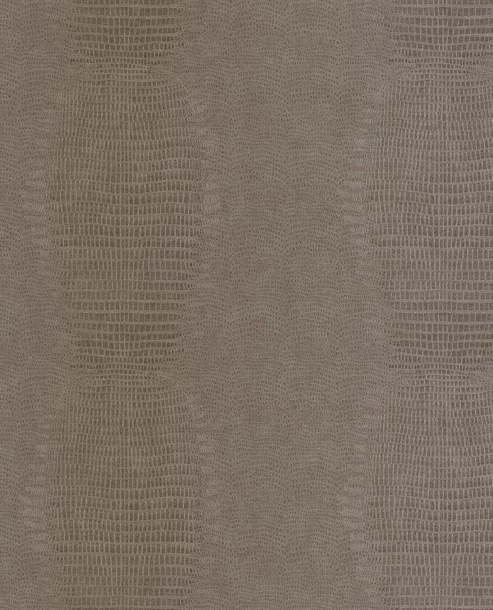 Hnědá vliesová tapeta na zeď, imitace kůže, 333238, Unify, Eijffinger