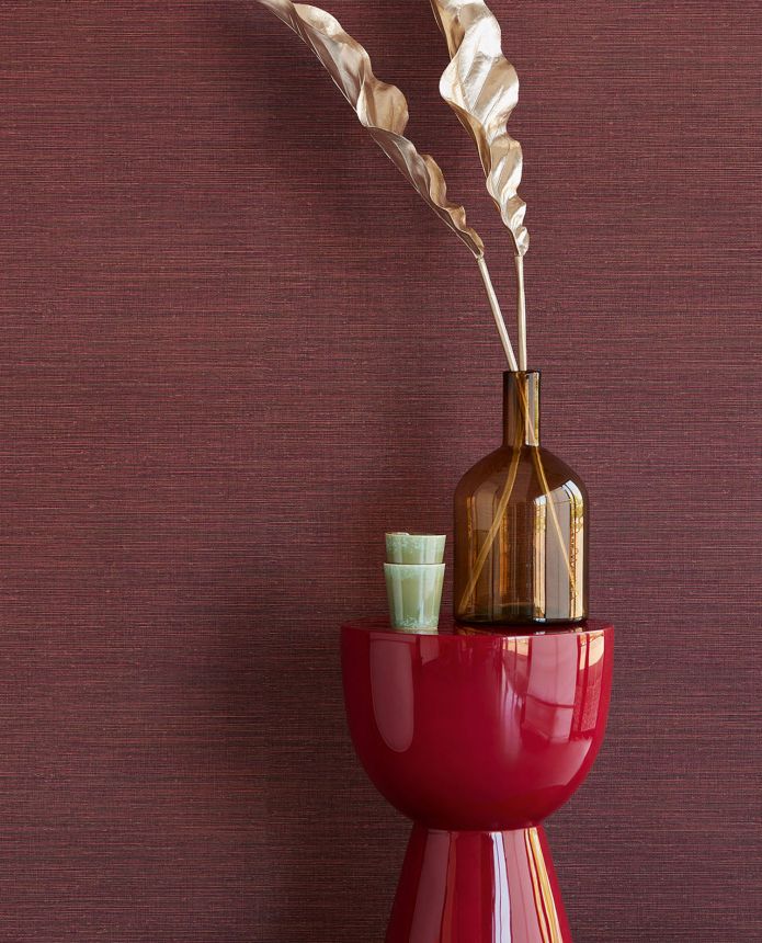 Hnědá vliesová tapeta na zeď, imitace látky, 333285, Unify, Eijffinger