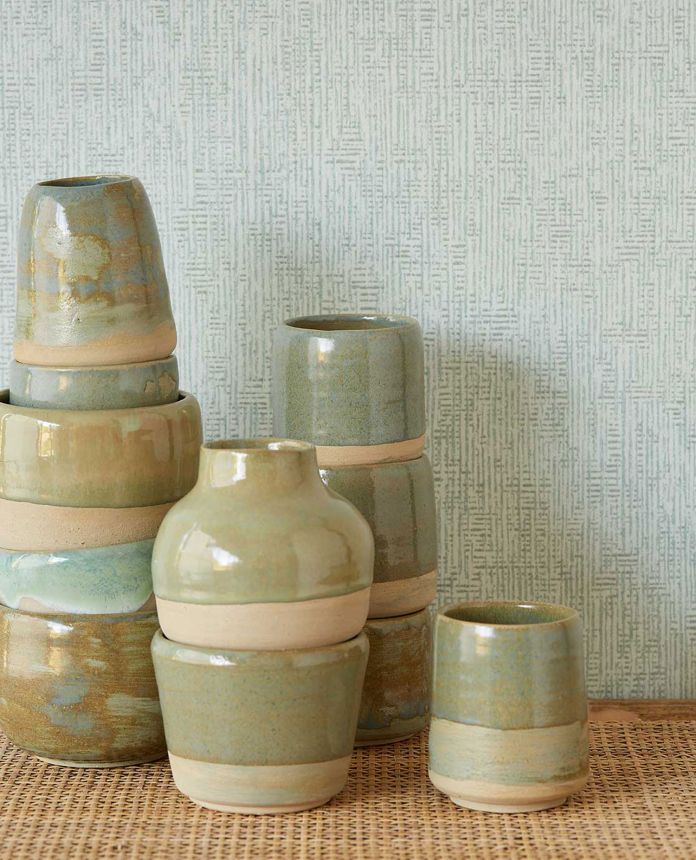 Šedo-stříbrná vliesová tapeta na zeď, geometrický vzorek, 333299, Unify, Eijffinger