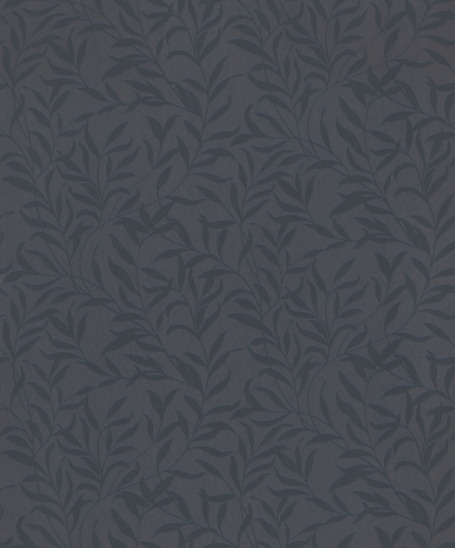 Modrá vliesová tapeta na zeď, větvičky, listy, 221352, Botanical, BN Walls