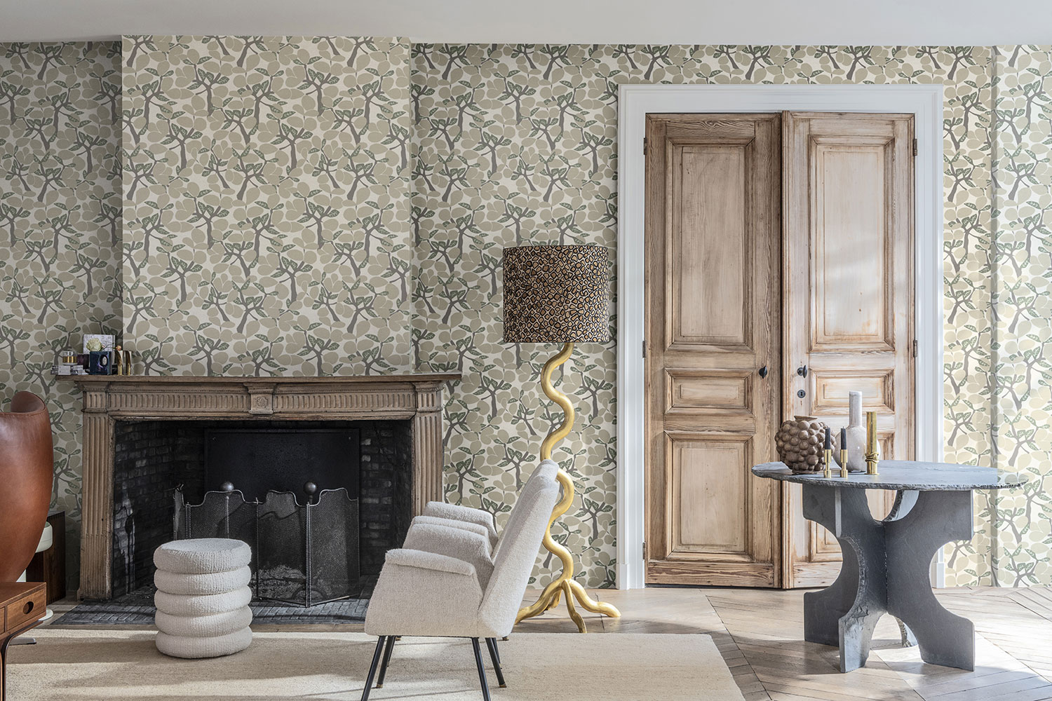 Vliesová tapeta na zeď, větvičky, stromy, BA26051,  Brazil,  Decoprint