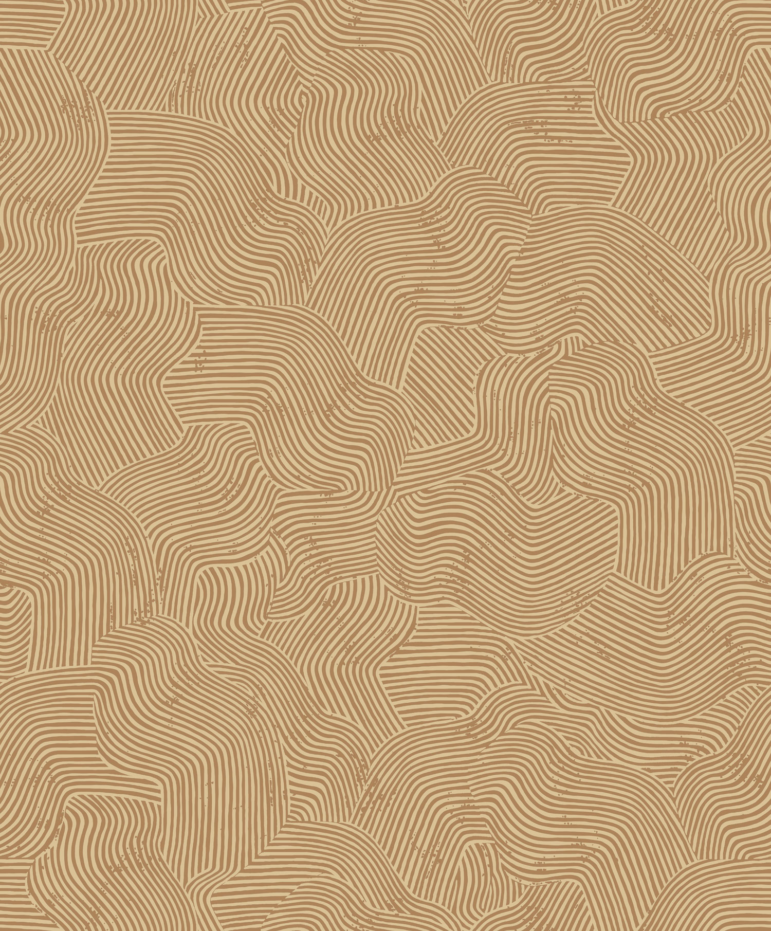 Hnědá geometrická vliesová tapeta na zeď, BA26091,  Brazil,  Decoprint