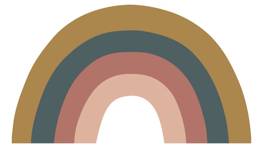 Předklížená vliesová tapeta na zeď, dekorace Duha, PLC008, Platinum Shapes, Decoprint