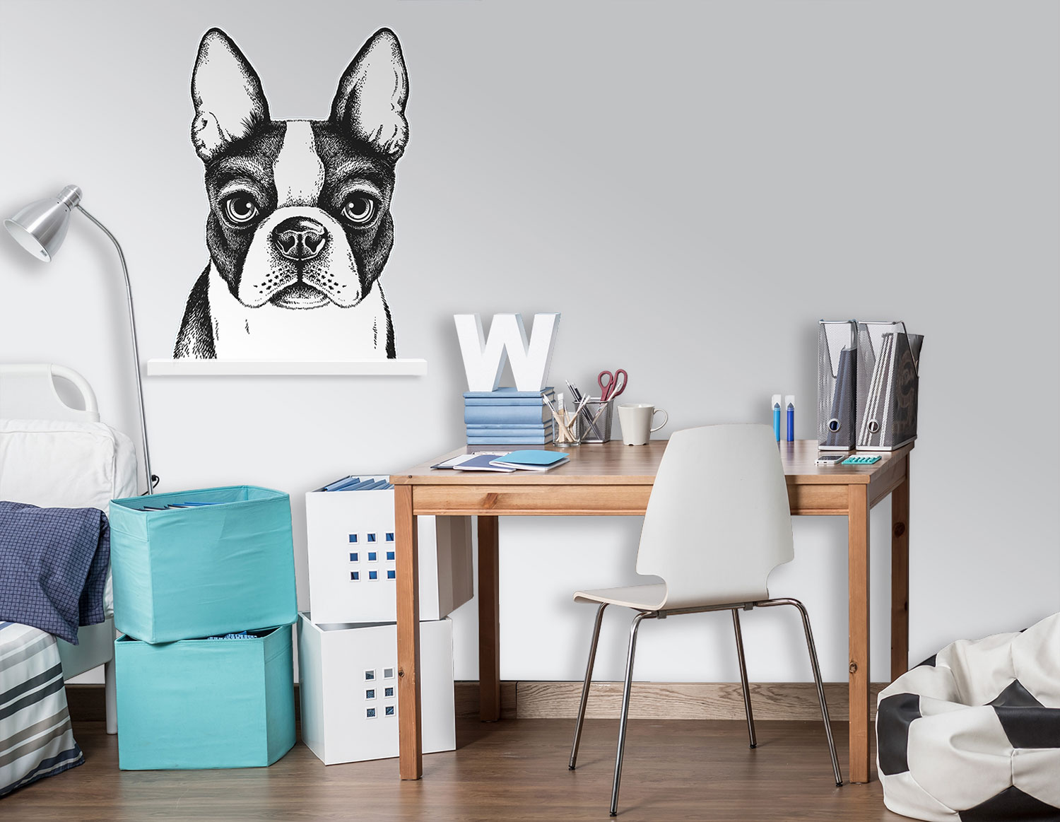 Předklížená vliesová tapeta na zeď, dekorace Buldok, PLC017, Platinum Shapes, Decoprint