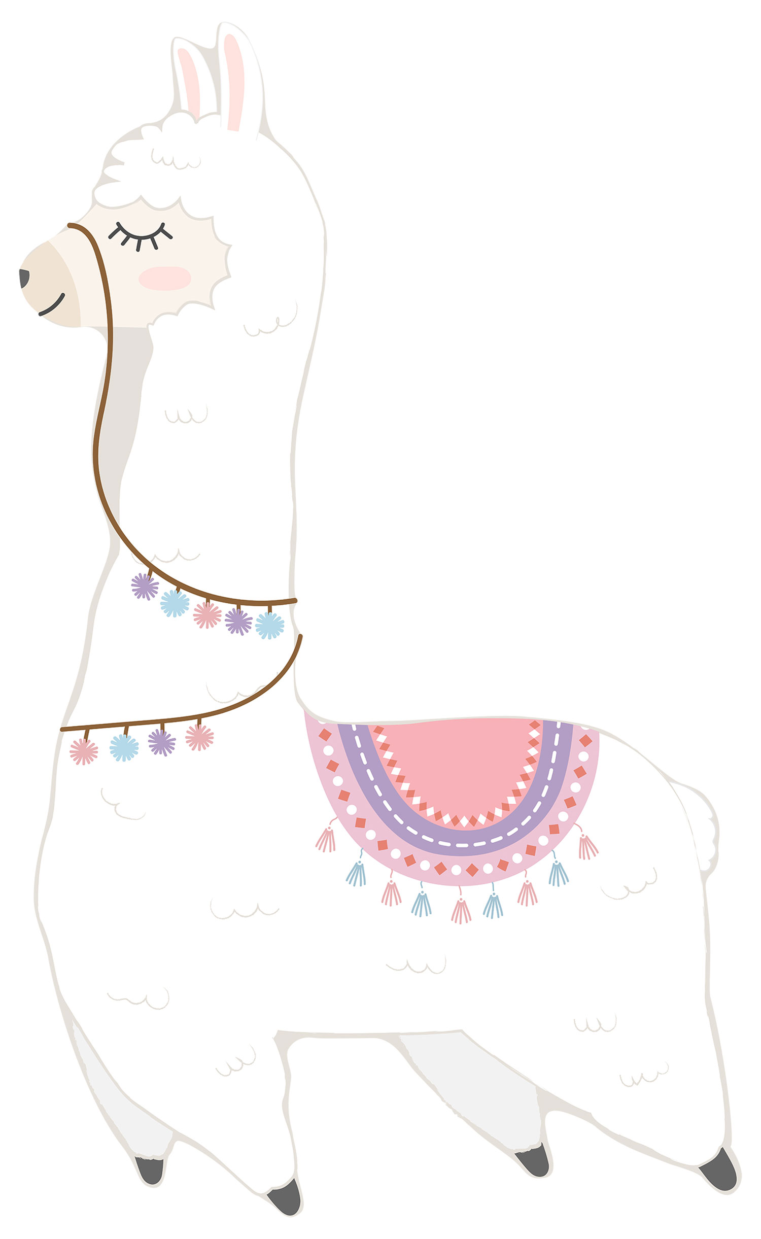 Předklížená vliesová tapeta na zeď, dekorace Lama, PLC054, Platinum Shapes, Decoprint