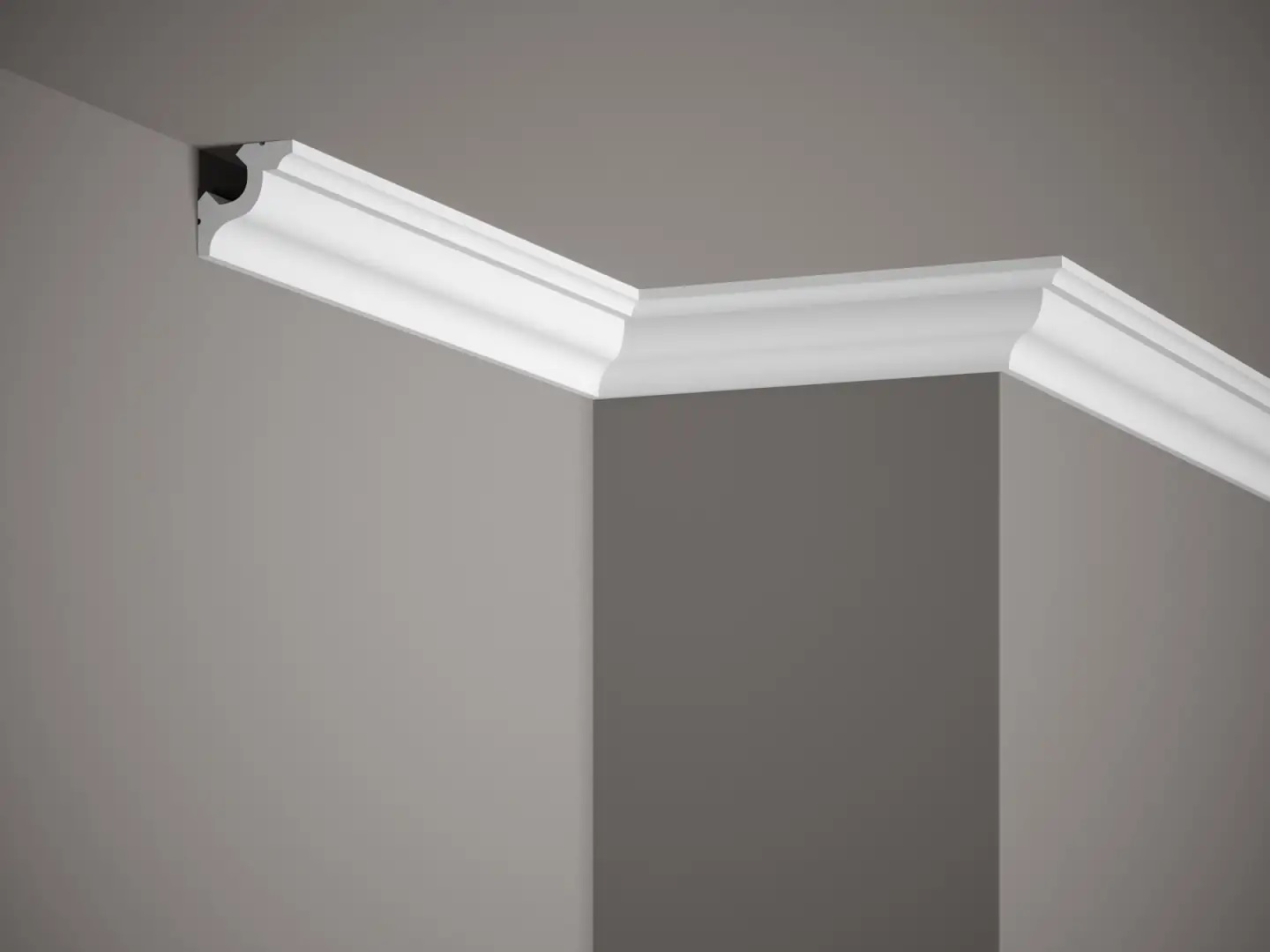 Hladká stropní  lišta MD172 200x4x4cm, Mardom