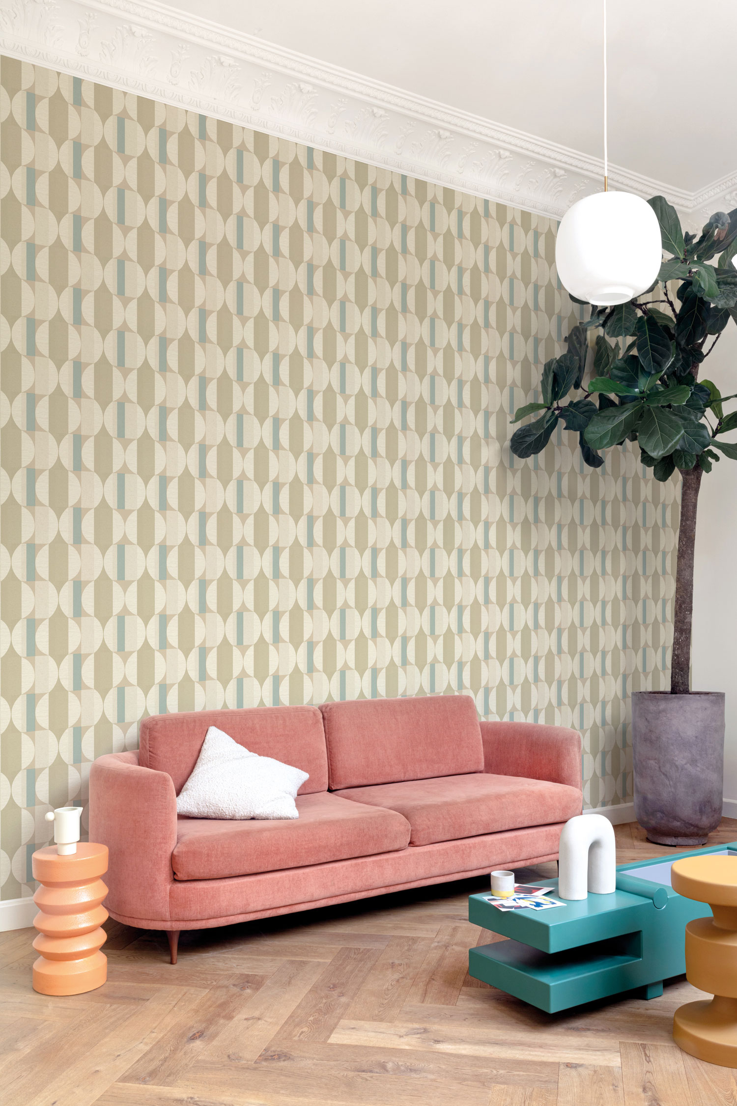 Vliesová geometrická tapeta na zeď, CU3112, Cumaru, Grandeco