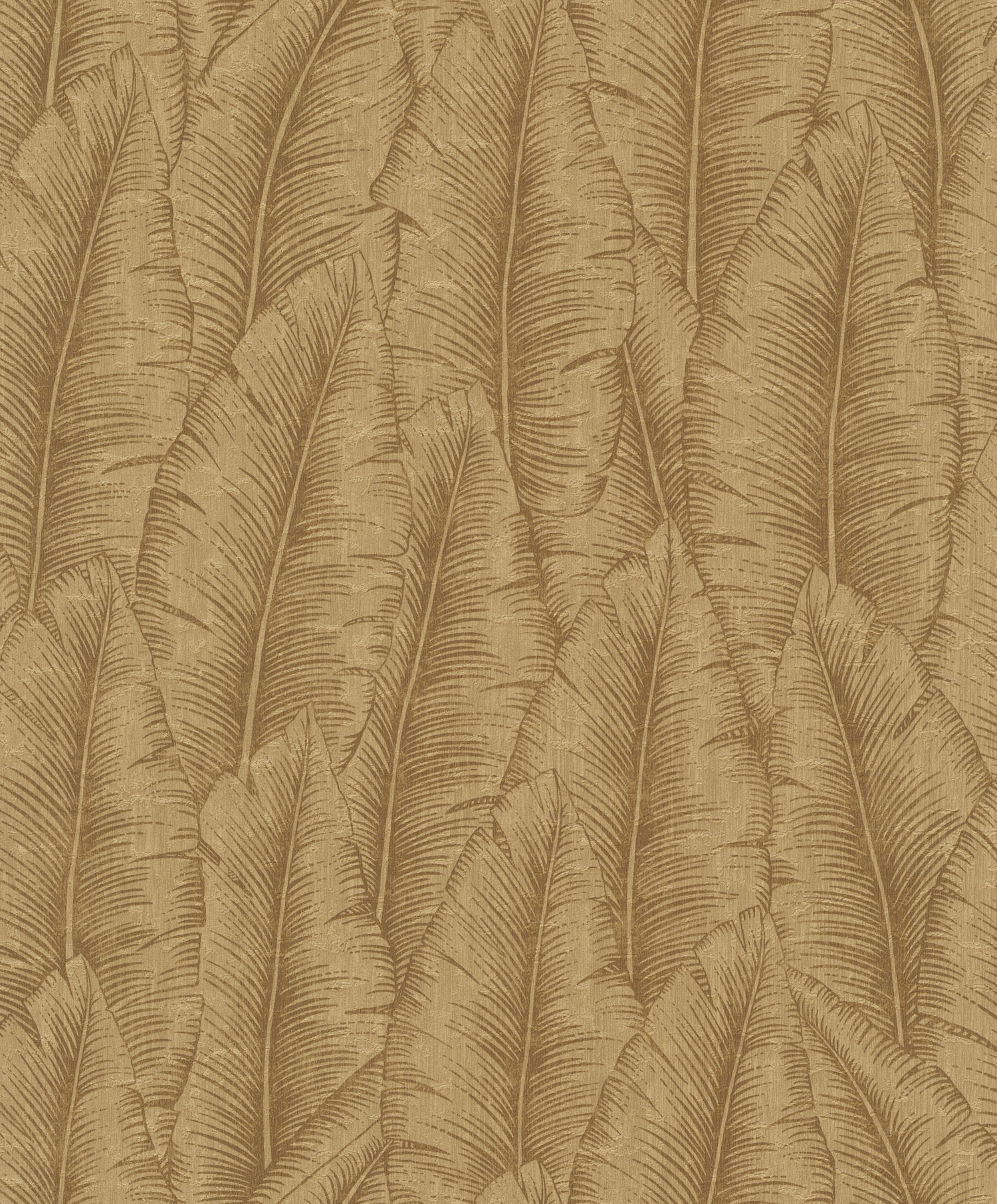 Hnědá vliesová tapeta s listy, CU3205, Cumaru, Grandeco