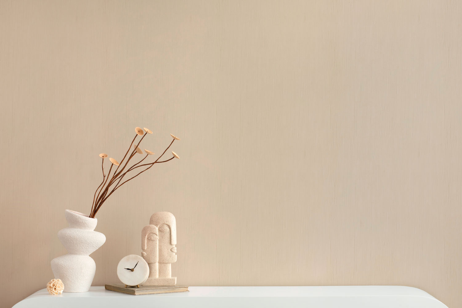 Luxusní krémová vliesová tapeta na zeď, imitace látky, Z21732, Tradizione Italiana, Zambaiti Parati