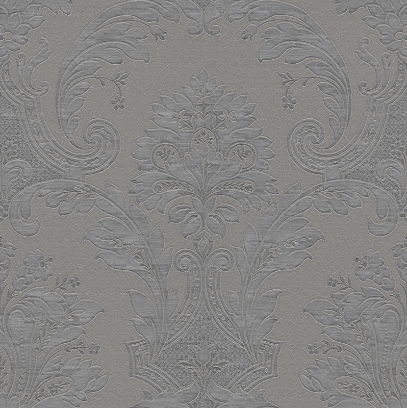 Luxusní šedá zámecká vliesová tapeta na zeď, Z21734, Tradizione Italiana, Zambaiti Parati