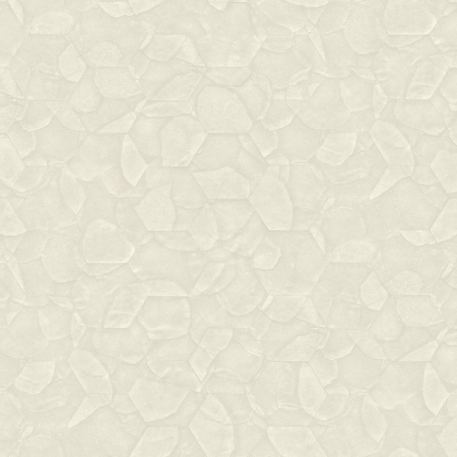 Luxusní krémová geometrická vliesová tapeta na zeď, Z54501, Fuksas, Zambaiti Parati