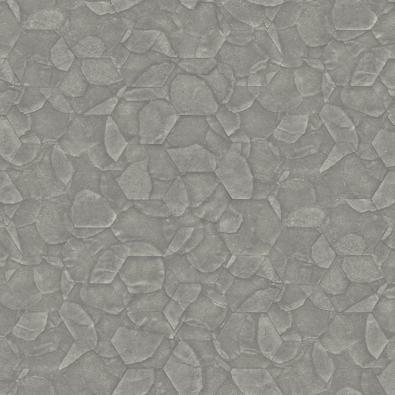 Luxusní šedo-stříbrná geometrická vliesová tapeta na zeď, Z54503, Fuksas, Zambaiti Parati