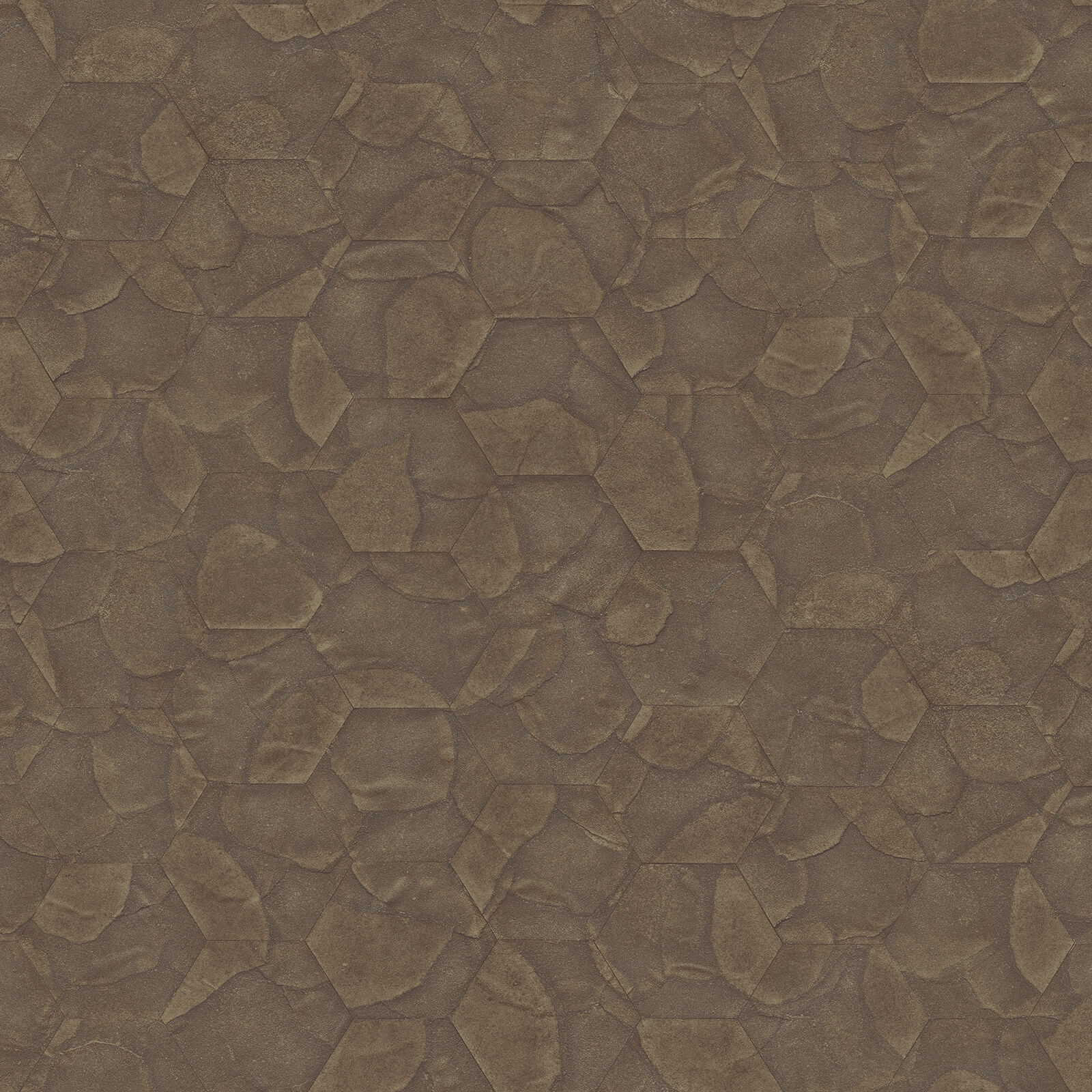 Luxusní hnědá geometrická vliesová tapeta na zeď, Z54506, Fuksas, Zambaiti Parati