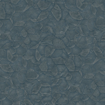 Luxusní modro-stříbrná geometrická vliesová tapeta na zeď, Z54507, Fuksas, Zambaiti Parati