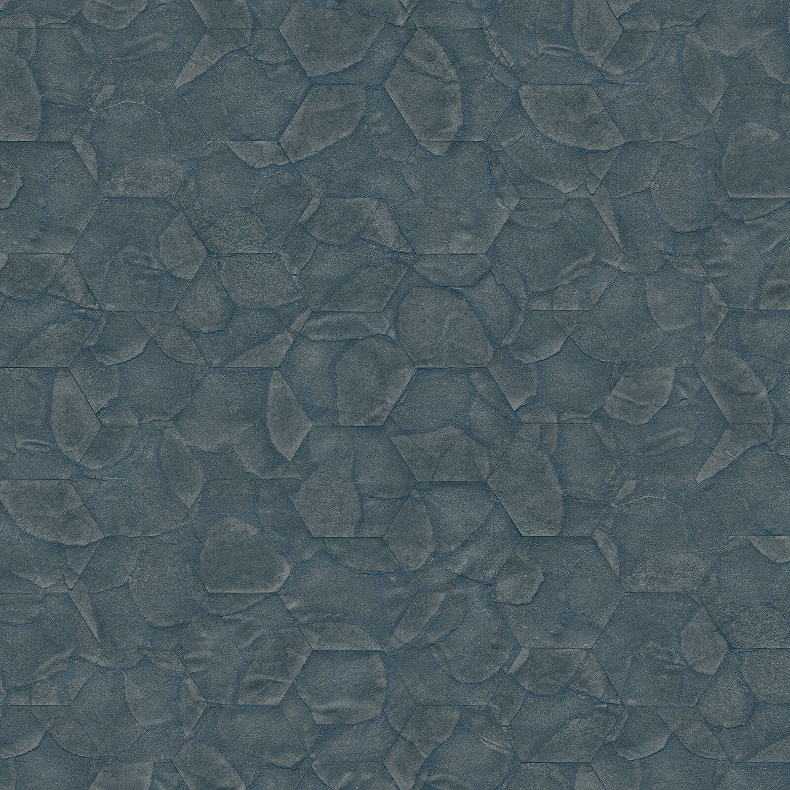 Luxusní modro-stříbrná geometrická vliesová tapeta na zeď, Z54507, Fuksas, Zambaiti Parati