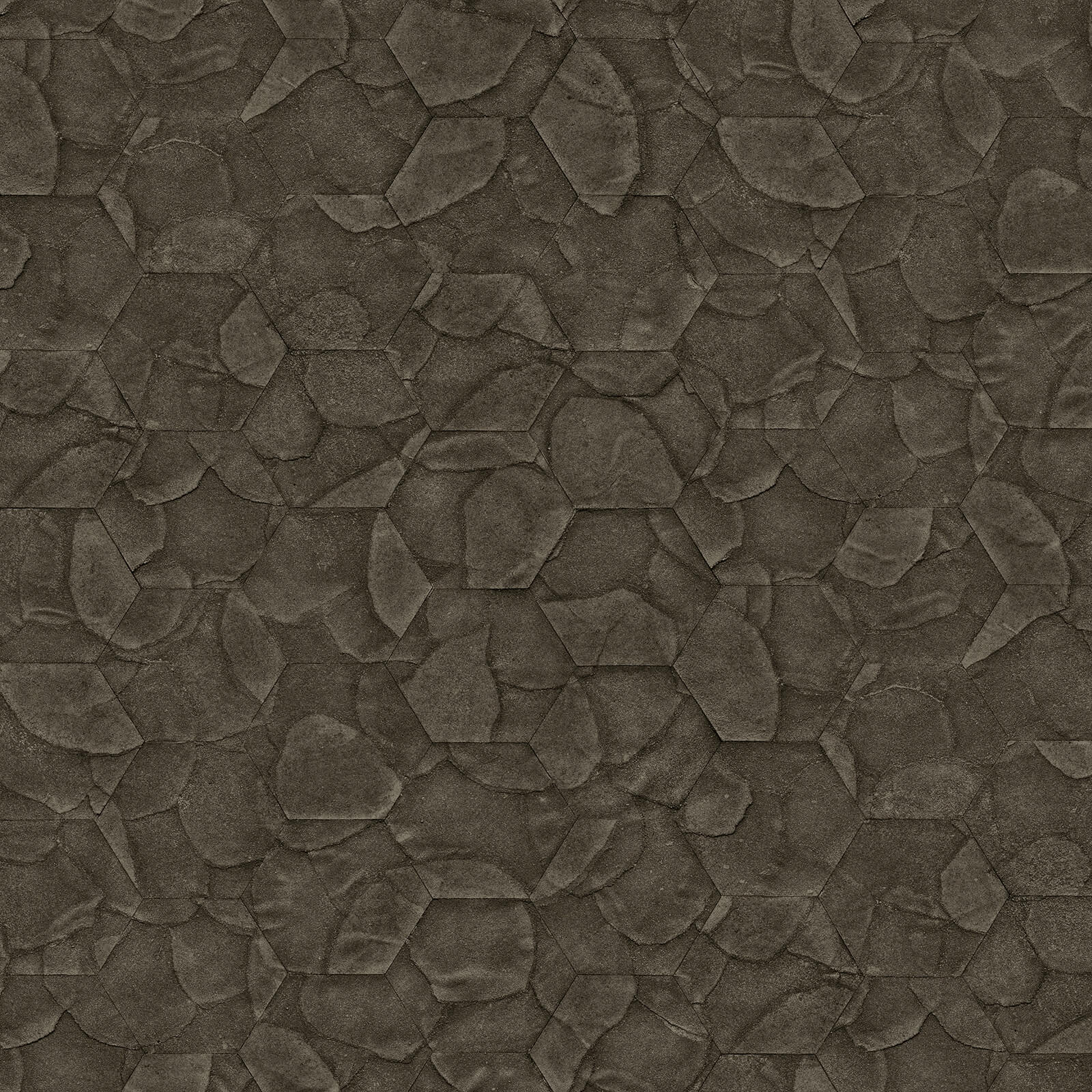 Luxusní bronzová geometrická vliesová tapeta na zeď, Z54508, Fuksas, Zambaiti Parati