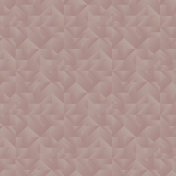 Luxusní starorůžová geometrická vliesová tapeta na zeď, Z54533, Fuksas, Zambaiti Parati