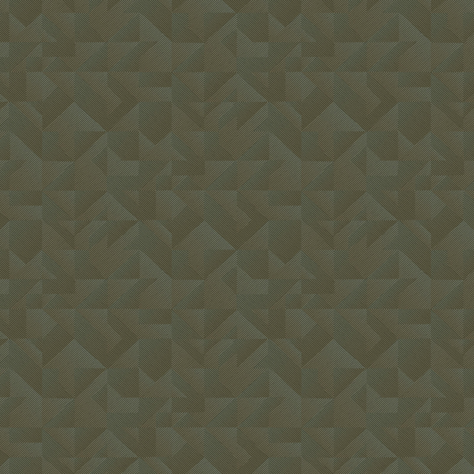 Luxusní zelená geometrická vliesová tapeta na zeď, Z54535, Fuksas, Zambaiti Parati