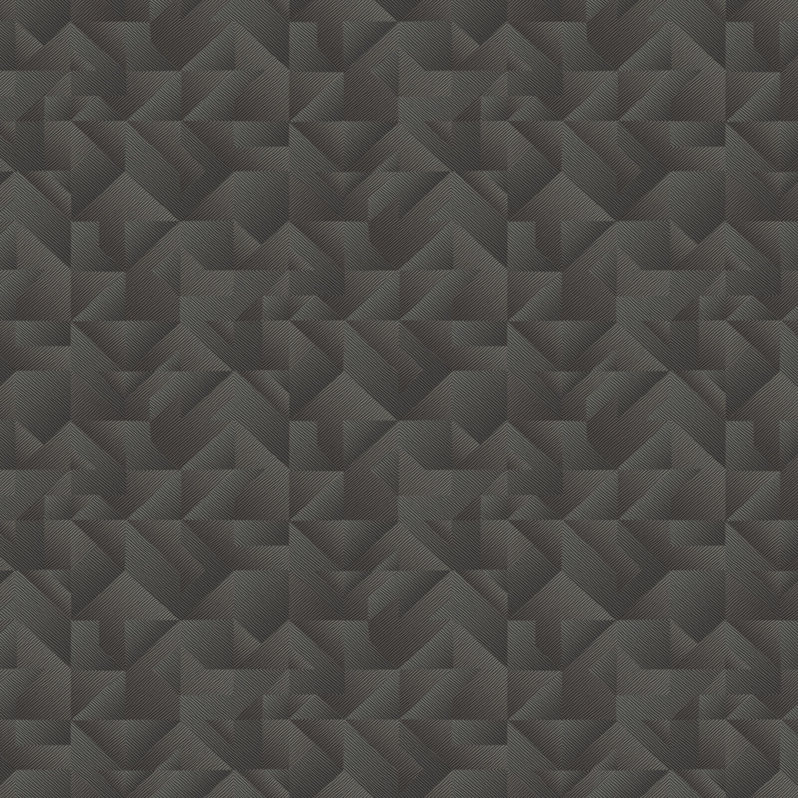 Luxusní černá geometrická vliesová tapeta na zeď, Z54537, Fuksas, Zambaiti Parati