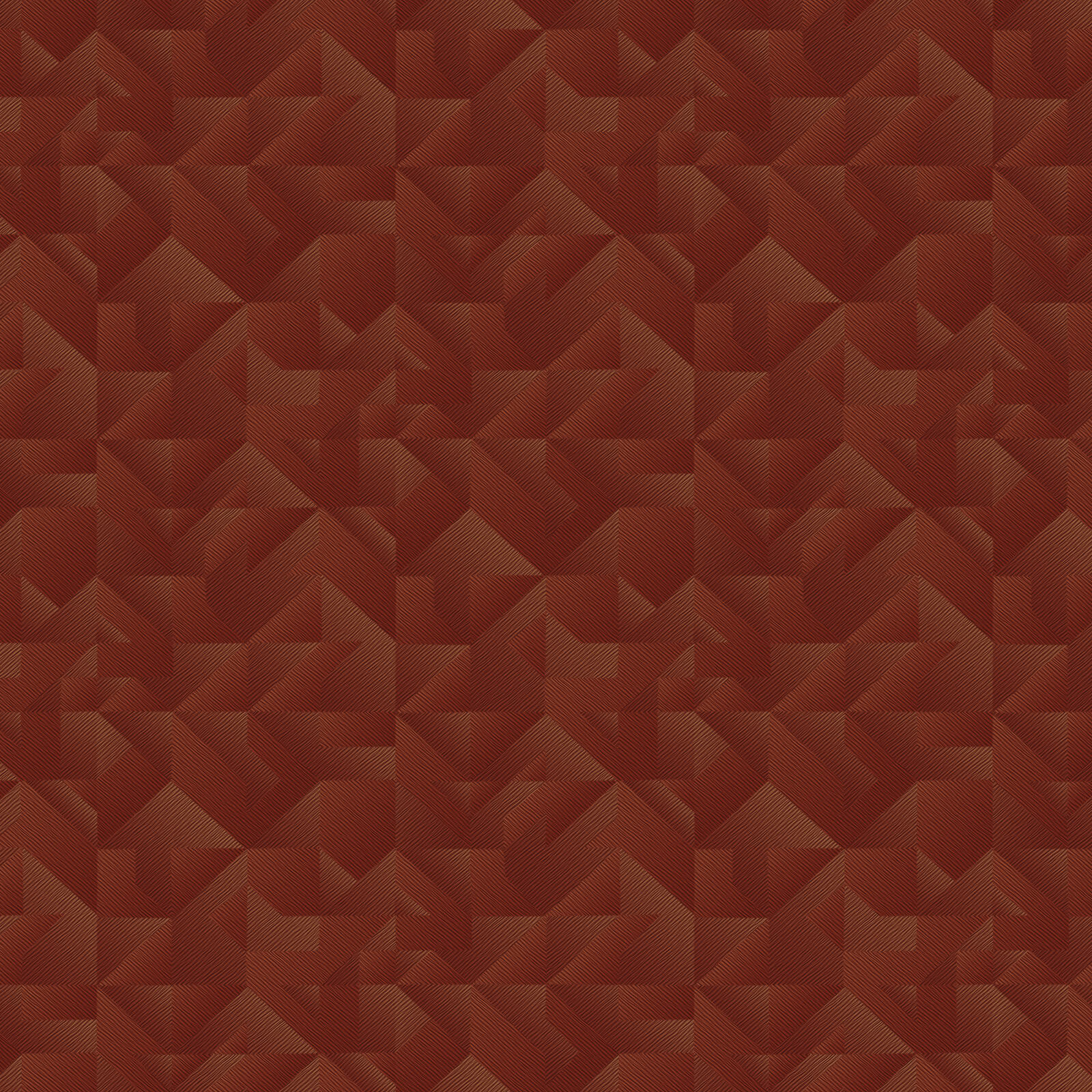 Luxusní červeno-hnědá geometrická vliesová tapeta na zeď, Z54538, Fuksas, Zambaiti Parati