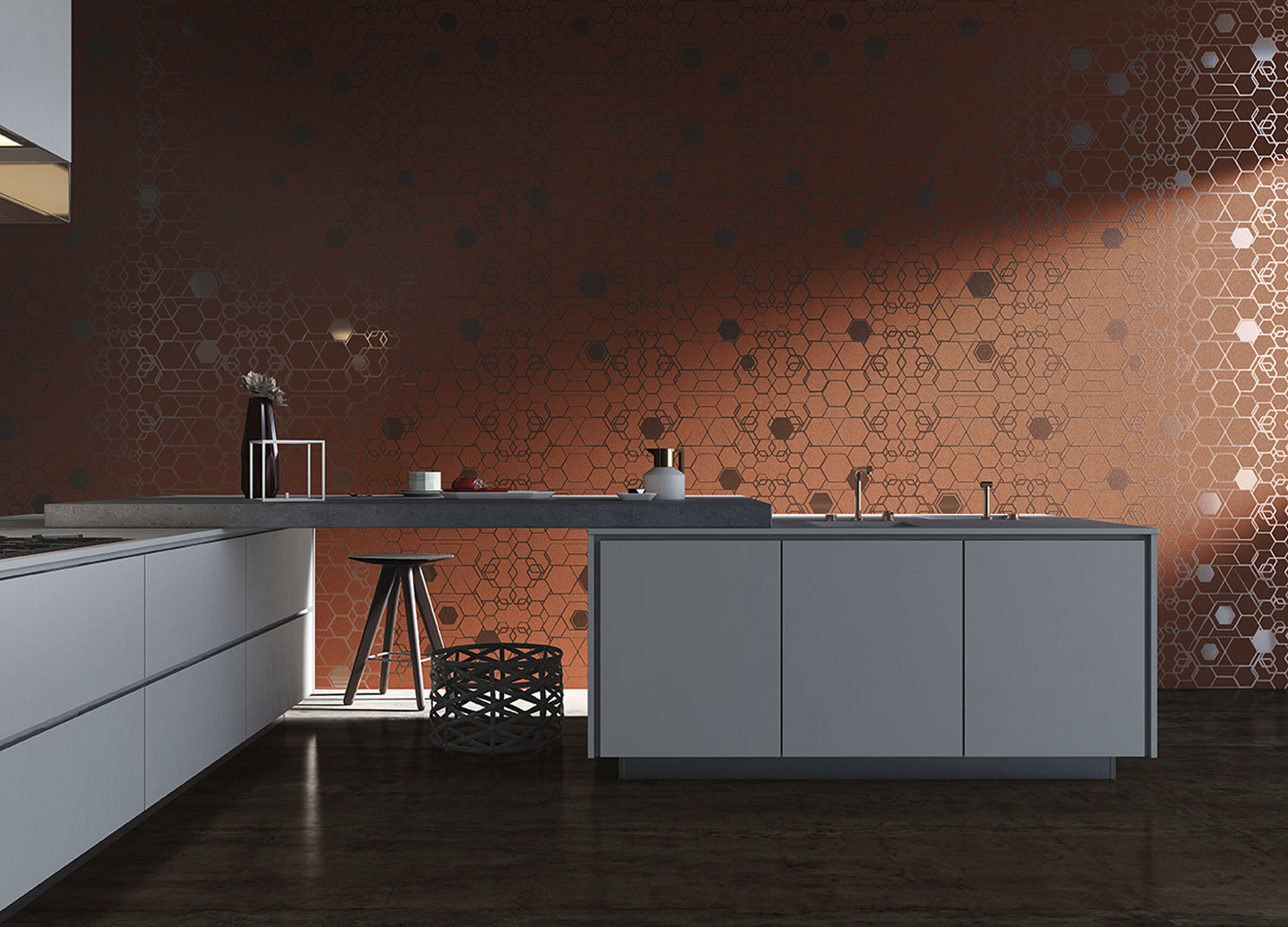 Luxusní geometrická obrazová tapeta na zeď,  Z54551, Fuksas, Zambaiti Parati