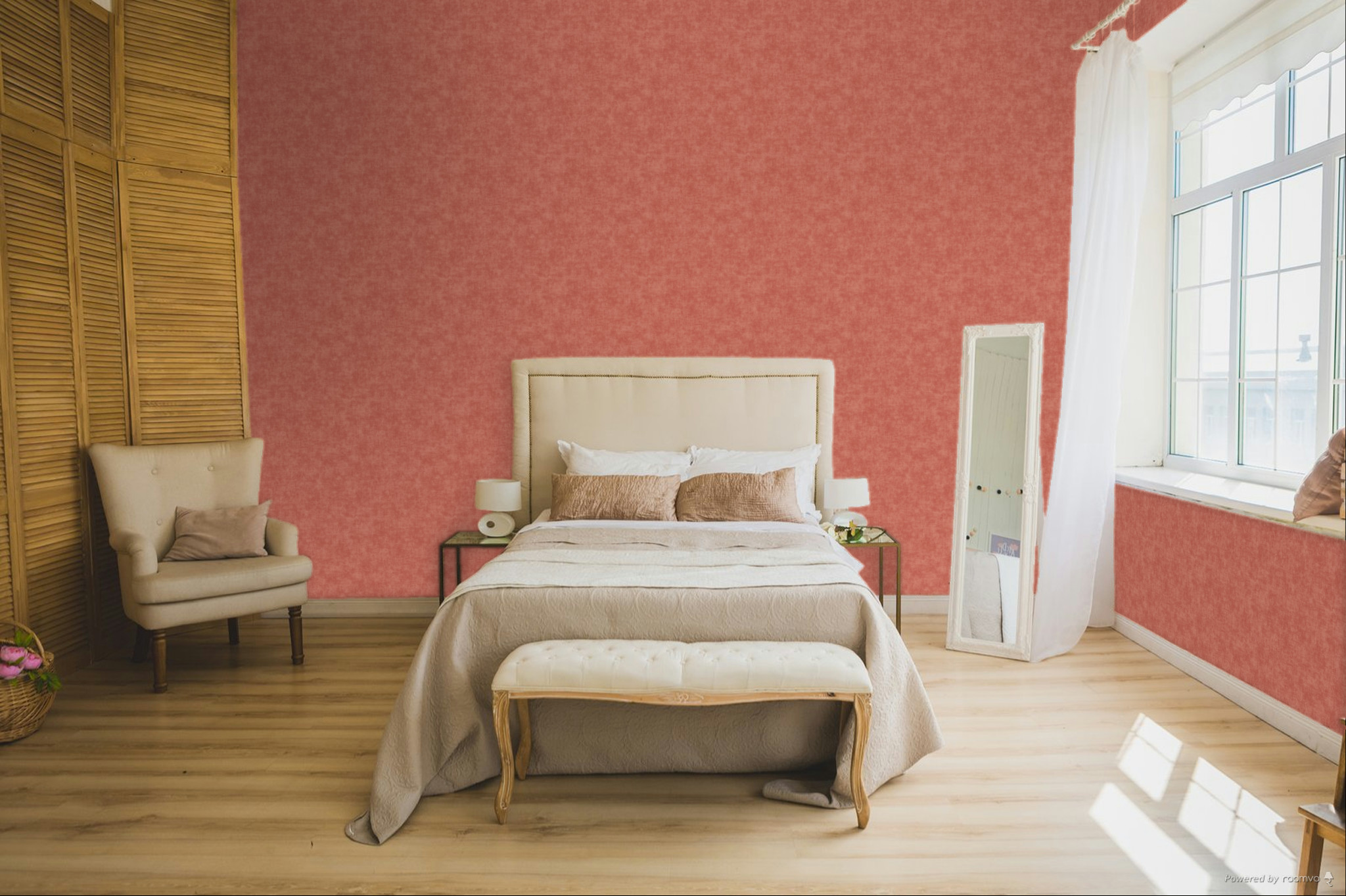 Červená vliesová tapeta na zeď, A53713, Vavex 2025