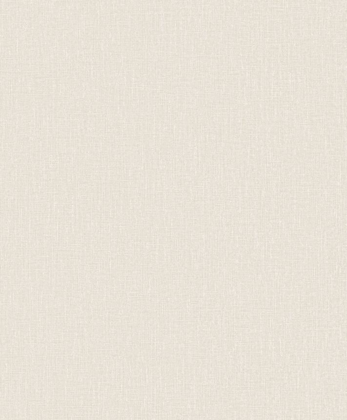 Krémová vliesová tapeta na zeď, imitace látky,  AT1002, Atmosphere, Grandeco