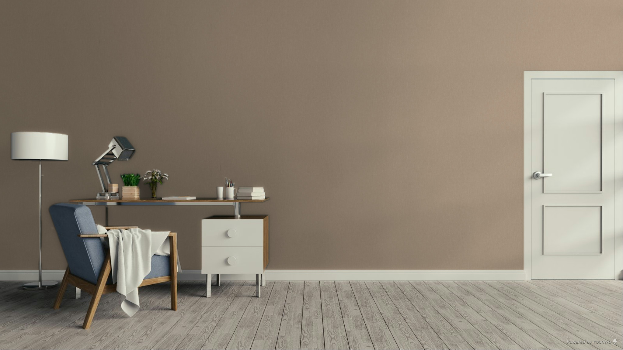 Hnědá vliesová tapeta na zeď, imitace látky,  AT1014, Atmosphere, Grandeco