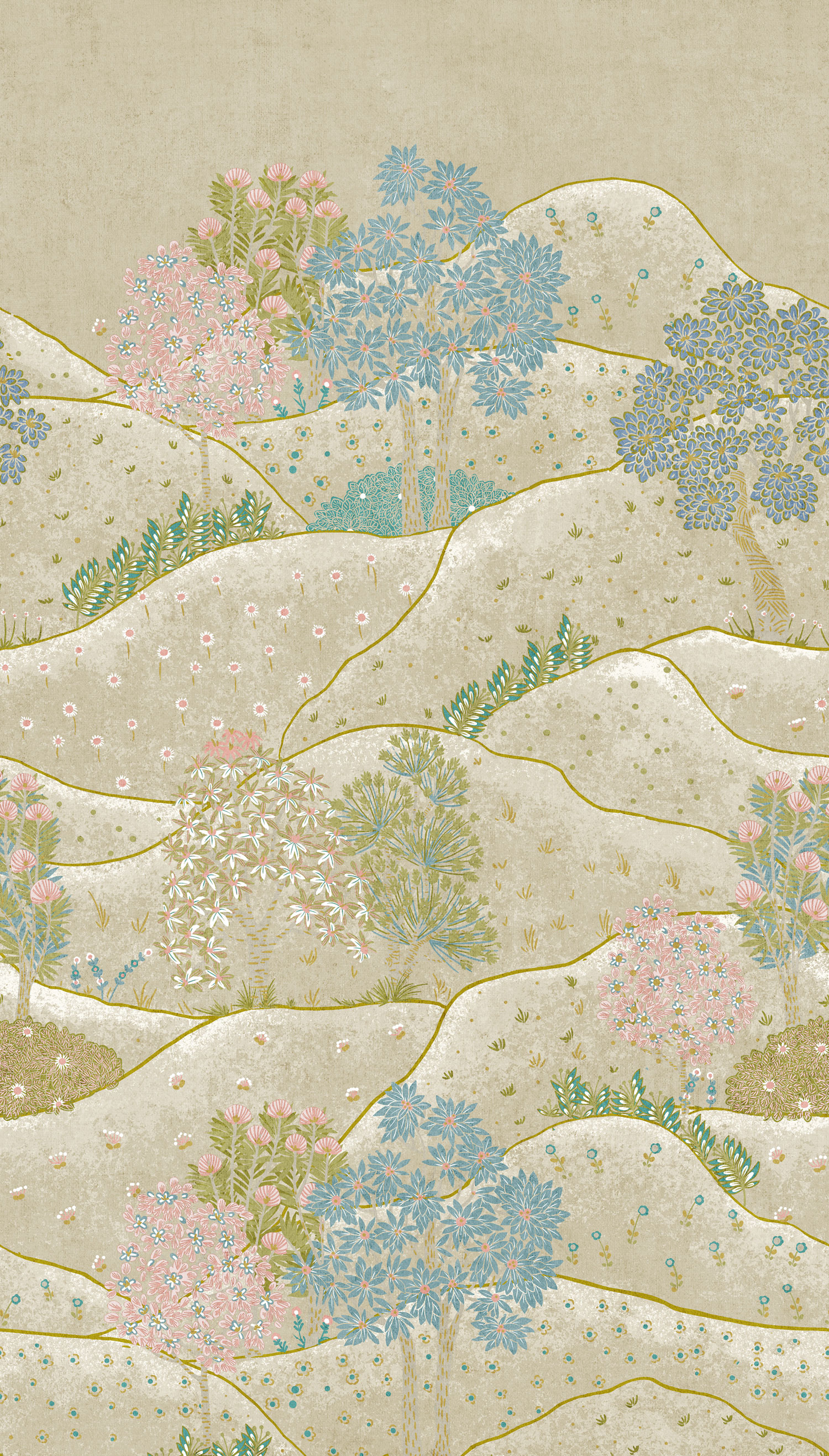 Vliesová fototapeta na zeď, Krajina, stromy, ML1801, Mural Young Edition, Grandeco